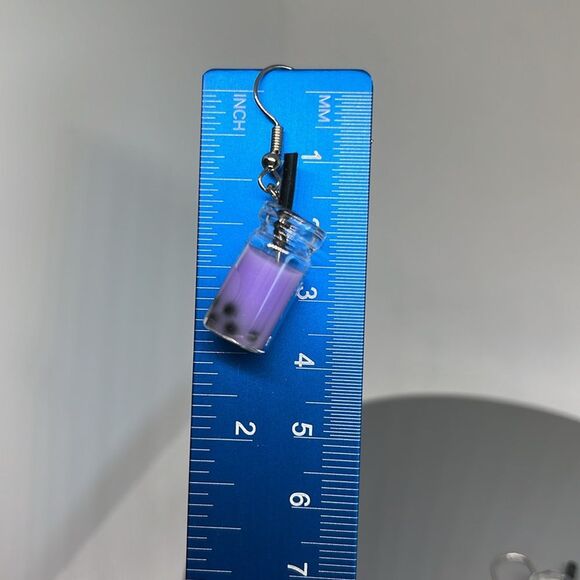 Colorful Bottle Drop Earrings - Picture 5 of 9